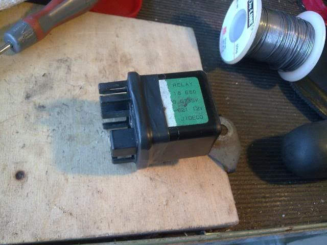 Glow plug relay repair - Bongo Fury
